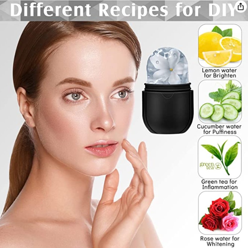 Ice Face Roller Ice Face Mold Ice Holder for Face Ice Stick